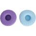 BORDSTRACT 2PCS Makeup Brush Cleaning Folding Bowl Beauty Tool Cleaning Washing Bowl Cute Shaped Soft Silicone Cosmetic Brushes Washing Tool Blue Purple - Buy Online on SooperMarket.com