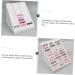 Healeved 1pc Nail Art Display Box Nail Polish Sample Display Nail Sample Display Board Manicure Display Board Nail Polish Display Rack Nail Gel Grid Display Stand White - Buy Online on SooperMarket.com