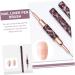 minkissy Nail Polish Nail Art Brush Liner Brush for Nails Nail Art Pen Nail Art Liner Brush Nail Liner Brush for Painting Nail Liner Brush for Manicure Acrylic Metal The Brush - Buy Online on SooperMarket.com