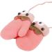 Kids Toddlers Knitted Gloves Mittens with String | Fleece Lined Winter Warm Mittens for Boys Girls | Age 0-3 | Orange - Buy Online on SooperMarket.com