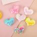 30 Heart Shaped Sequin Hairpins - Valentine's Day Glitter Hair Clips for Girls - Buy Online on SooperMarket.com