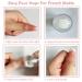 French Nail Stamper Set - Clear Silicone Stamping Jelly with Scraper for DIY Nail Art - Transparent, No Misplacement - Nail Manicure Kit - Buy Online on SooperMarket.com