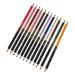 KALLORY 12pcs Lip Liner Eyeliner Waterproof Eye Liner Pencil Lipliner Pens Cosmetic Supplies Makeup Pen Lips