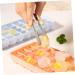 Cabilock 3pcs Silicone Ice Tray Mold Silicone Ice Trays Silicone Ice Maker Ice Cubes Ice Mold 25X10X2.5CM Assorted Color - Buy Online on SooperMarket.com