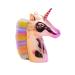 Unicorn dust brush rainbow colorful: nail brush with soft dense synthetic hair bristles unicorn makeup brush