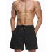 NELEUS Men's 7 Running Shorts 2-Pack with Pockets - Black/Navy Blue - Large - Buy Online on SooperMarket.com