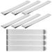 iplusmile 10pcs Marshmallow Measuring ruler Quilting crafting supplies candy floss making accessories spun sugar machine clamps sugar clip stainless steel clip spun sugar making clips