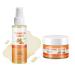 Turmeric Skincare Set Toner for Face Turmeric Face Cream Moisturiser Nourishing Soothe & Rehydrate Toner Astringent Toner Spray Moisturiser Repairing Face Skin Care 100ml+50g