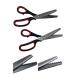 LIZARA Professional Heavy Duty Pinking Shears Scissors for Fabric | Pack of Zig Zag Scissors and Scalloped Pattern Scissors | Pinking Shears for Fabric Cutting | zigzag scissors | tailor scissors