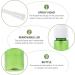 Hemoton 10 Pack Refillable Nasal Spray Bottles 15 ml - Empty Nasal Sprayers for Travel - Green 9x2.4x2.4 cm - Buy Online on SooperMarket.com