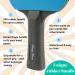 PONG TIMES Ping Paddles Set of 4 - Fun Table Tennis Rackets & Balls | 5 Star Racquets | Portable Set in Red, Blue, Green, Orange - Buy Online on SooperMarket.com