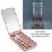 KKPLZZ Makeup Brush Set with Mirror Multifunctional Cosmetic Brushes Kit with Rotatable Foldable LED Mirror for Home Dormitory Travel - Buy Online on SooperMarket.com