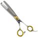 Sharf Gold Touch Pet Shears, 6.5" 42-Tooth Thinning Shear for Dogs, 440c Japanese Stainless Steel Dog Thinning Shears