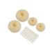 4 Pcs Hair Donut Hair Bun Maker Set with 10Pcs Hair Pins 2 Size Hair Bun Shaper Set Doughnut Hair Bun Donut for Chignon Bun Maker Hair Ring Style Accessories for Girls Kids(Beige)