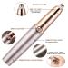 Eyebrow Hair Remover | Painless Precision Trimmer for Women | Portable Razor Tool with Light - Gold | Fast International Shipping - Buy Online on SooperMarket.com