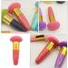 FOYTOKI Beauty Egg Brush Pen Make up Sponges Foundation Sponges with Handle Foundation Sponge Makeup Sponges for Concealer Blending Sponges for Makeup Sponges with Handle - Buy Online on SooperMarket.com