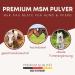 Petgold MSM Horse Powder 1000g | High Dose Sulfur Methylsulfonylmethane for Dogs & Horses - Buy Online on SooperMarket.com