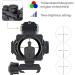 UUQ Prism 4x32 Rifle Scope with Triple Illuminated Reticle and Fiber Optic Sight - Buy Online on SooperMarket.com