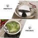 PRETYZOOM Dry Pot Amphora Hot Pot Chaffing Dishes Stainless Steel Cookware Flat Bottom Wok Pan Non Stick Frying Pans Stainless Steel Saute Pan Cookware for Kitchen Home Accessory 28X28X5.5CM Silver - Buy Online on SooperMarket.com