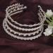 10 PCS Gold Metal Rhinestone Pearl Headbands - Wedding Bridal Hair Accessories - Buy Online on SooperMarket.com