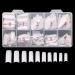AORAEM White Nail Tips,500Pcs French Tip Press on Fake Nails Half Square False Nails for Acrylic Nails