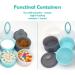 Nordlif Portable Baby Milk Powder Dispenser Pot - BPA Free, Non-Spill, Stackable, 4 Compartments - Buy Online on SooperMarket.com