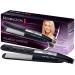 Remington Hair smoothing Aquisse S7202 application on wet and dry hair high -quality ceramic coating narrow and extra long styling plates storage bags black/silver 110mm wet2straight single