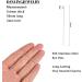 DanLingJewelry 304 Stainless Steel 24-Gauge Eye Pins for Jewelry Making - 50mm - Pack of 100 - Buy Online on SooperMarket.com