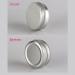 12 Pack of 40ml Silver Aluminum Screw Cap Cream Cans - Empty Round Cosmetic Containers with Stickers - Ideal for International Shipping - Buy Online on SooperMarket.com