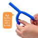 Sensory Chew Tubes 3-Pack for Babies 3+ Months - Silicone Teether Toys for Autistic and ADHD Chewers - Y Style Teether in Green, Blue, Orange - Buy Online on SooperMarket.com