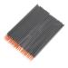 Baluue 100pcs Disposable Eyeliner Brush Practical Eyeliner Brush Curved Eyeliner Brush Facial Tool Plastic 9x6.5cm Black