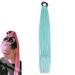 prinfantasy Mint Blue Braiding Hair Colored Braiding Hair Braids Hair Extensions Soft Braiding Hair Natural Setting Mint BZ143 GBBZ143 24 inch