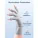 Subay UPF50+ Fingerless UV Gel Manicure Gloves - Grey | UV Nail Protection - Buy Online on SooperMarket.com