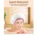 Buy Mikimini White Shower Hood 2-Pack - Waterproof & Reusable Bathing Hair Caps | Soft Cute Light-Resistant | Medium White & Pink Lace - Buy Online on SooperMarket.com