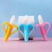 Baby Banana Gum Molar Stick bite Lok Food Silicone Fruit Gum Training Toothbrush - Buy Online on SooperMarket.com