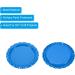 PATIKIL 1 Inch Flat Decorative Bottle Caps 50 Pack Craft Bottle Pendant Trays Double Sides Printed for DIY Pendants Craft Scrapbooks Blue - Buy Online on SooperMarket.com