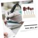 Kisangel 1 Set Nail Sand Ring Cap Electronic Accessories Pedicure Tools for Feet Pedicure Kit Polisher Sand Manicure Nails Nails Cuticle Tools Mounted Polishing Heads Display Box With Nails 8x6cm White - Buy Online on SooperMarket.com