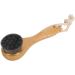 Manual Facial Cleansing Brush Long Wooden Handle Super Soft Manual Exfoliating Facial Brush Exfoliating Deep Cleansing for Home - Buy Online on SooperMarket.com