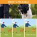 Toivize Adjustable Dog Leash for Large Dogs - 3m Nylon with Reflective Stripes 2 Carabiner Hooks & 3 Rings - Durable & Stylish Black - Buy Online on SooperMarket.com