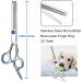 3 Pack Dog Grooming Scissors Set with Safety Round Tip - Stainless Steel Up-Curved Shears for Dogs and Cats with Grooming Comb - Blue - Buy Online on SooperMarket.com