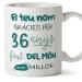 MUGFFINS Personalised Birthday Mug - in Catalan - fent del m n un LLOC millor - Funny Custom Anniversary Present - 11 oz