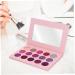 Mikinona 15 Colorful Eyeshadow Glitter Eyeshadow Woman Eyeshadow Compact Makeup Palette Purple - Buy Online on SooperMarket.com