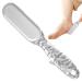 Dranng Foot Scrubber - 2-in-1 Foot Scraper Dead Skin Remover Professional Pedicure Tools Foot Scraper Reduces Calluses and Corns for Feet Hands Body Care Transparent