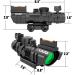 UUQ Prism 4x32 Rifle Scope with Triple Illuminated Reticle and Fiber Optic Sight - Buy Online on SooperMarket.com