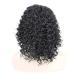 BGHJUE Short Curly Wig - Brazilian Lace Front Human Hair Wig with Baby Hair 35cm Black - International Shipping - Buy Online on SooperMarket.com