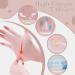 Betinyar 2 Sets of UV Gloves for Gel Nails UPF50+ Fingerless UV Light Gel Nail Gloves UV Protective Gloves(Pink) - Buy Online on SooperMarket.com