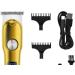 Hair Clipper Cordless Barber Grooming Sets Rechargeable Hair Clipper with Guide Combs Gold Metal Incisive Lightweight Electric Hair Trimmer for Home Use 500mAh - Buy Online on SooperMarket.com