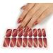 Pattern Semi Cured Gel Nail Polish Strips Full Nail Wraps Nail Polish Stickers Self-Ashesive Nail Art Nail Polish Strips For Women Valentines Day ZE0102 - Buy Online on SooperMarket.com