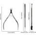 Lofuanna Cuticle Nippers and Pusher Set - Professional Stainless Steel Manicure Tools for Dead Skin Fingernails and Toenails (Black) - Buy Online on SooperMarket.com