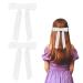 2Pcs Velvet Hair Bows White Bow Hair Clips for Girls Women Hair Barrette with Long Ribbon Vintage Hair Accessories Women Girls